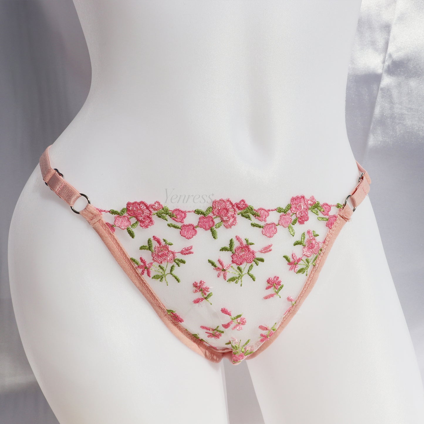 Pink Bouquet Lingerie Set