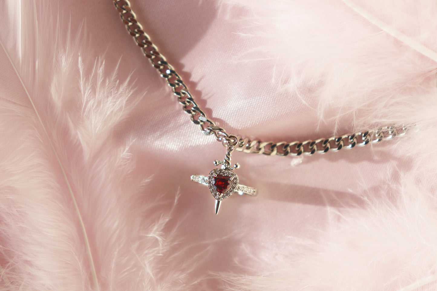 Heart Ring & Sword Bracelet