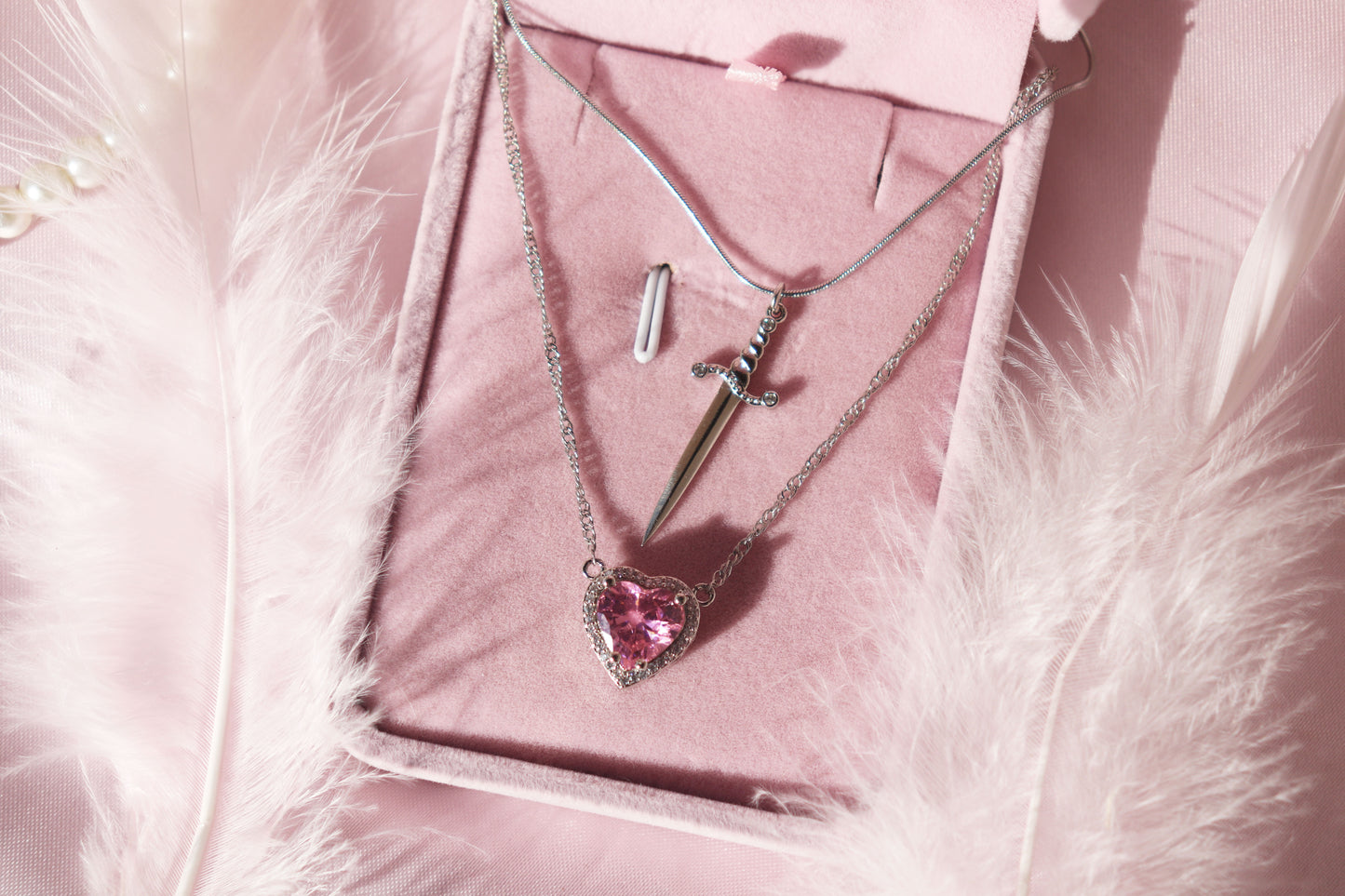 Heart & Sword Necklaces
