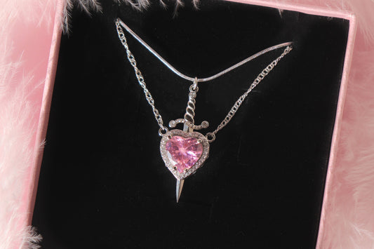 Heart & Sword Necklaces