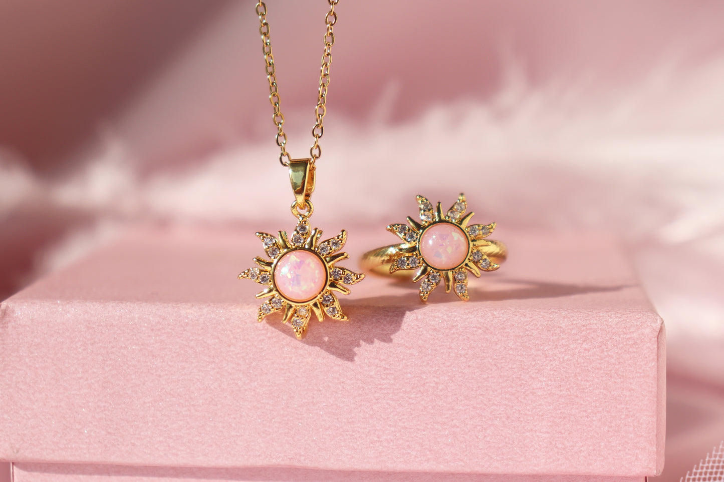 Opal Sun Jewelry Set