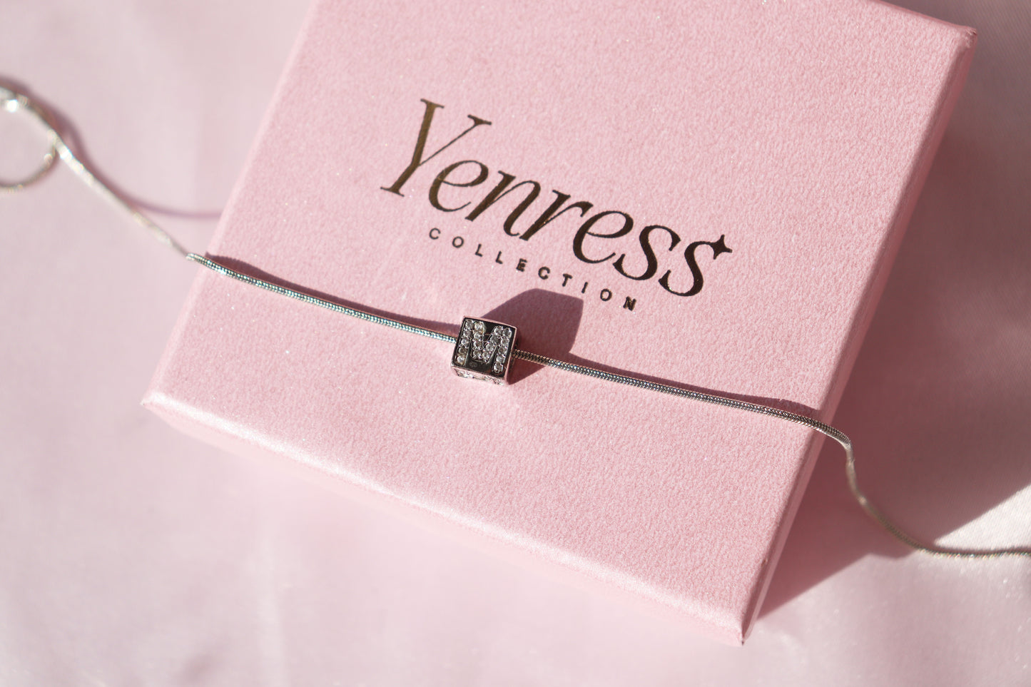 Cube Letter Necklace