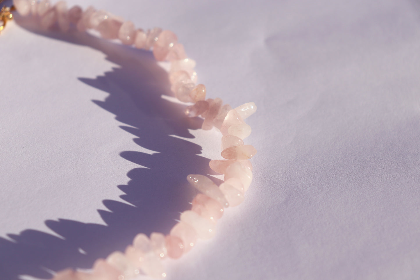 Rose Quartz Healing Necklace