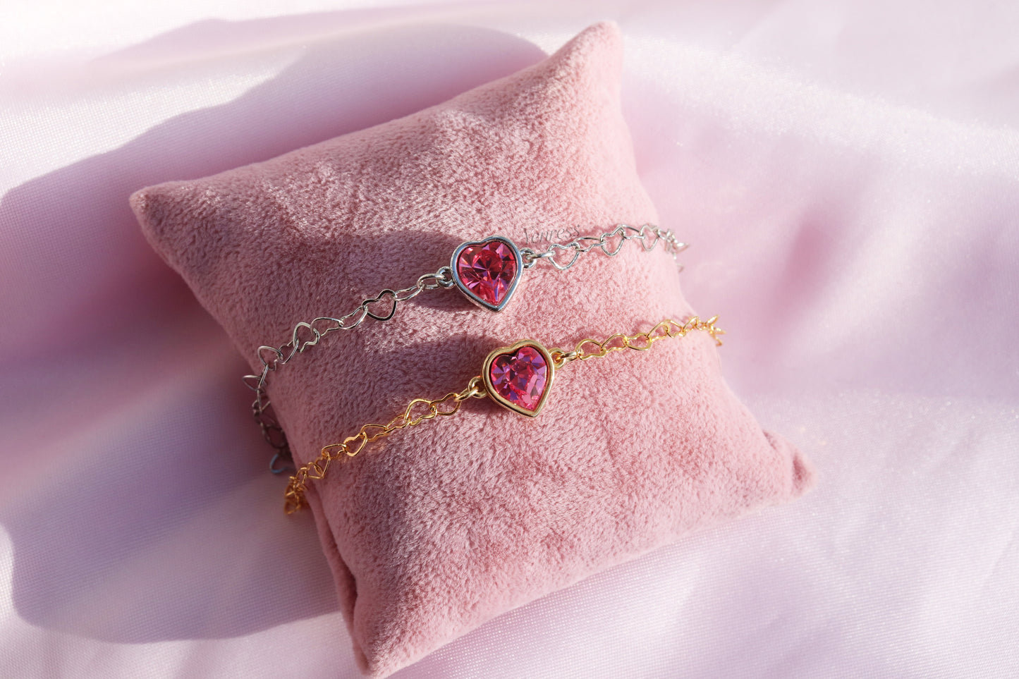 Pink Heart Bracelet