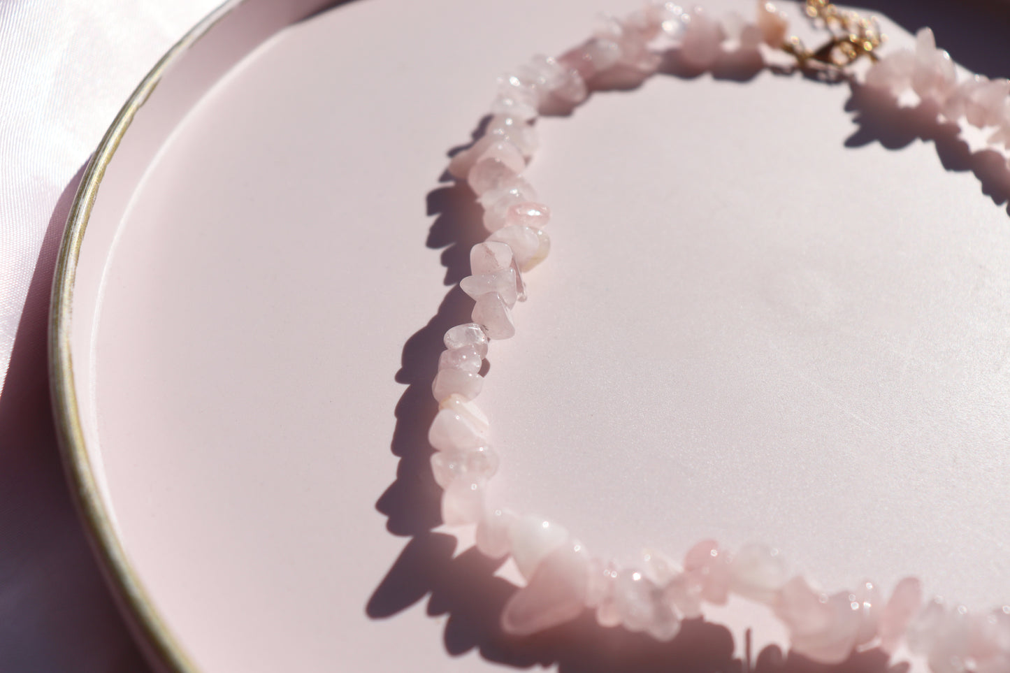 Rose Quartz Healing Necklace