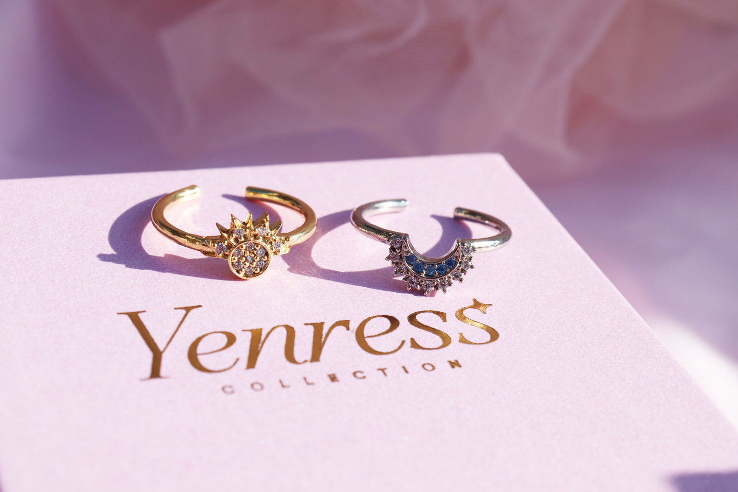 Sun & Moon Ring (2 pcs)
