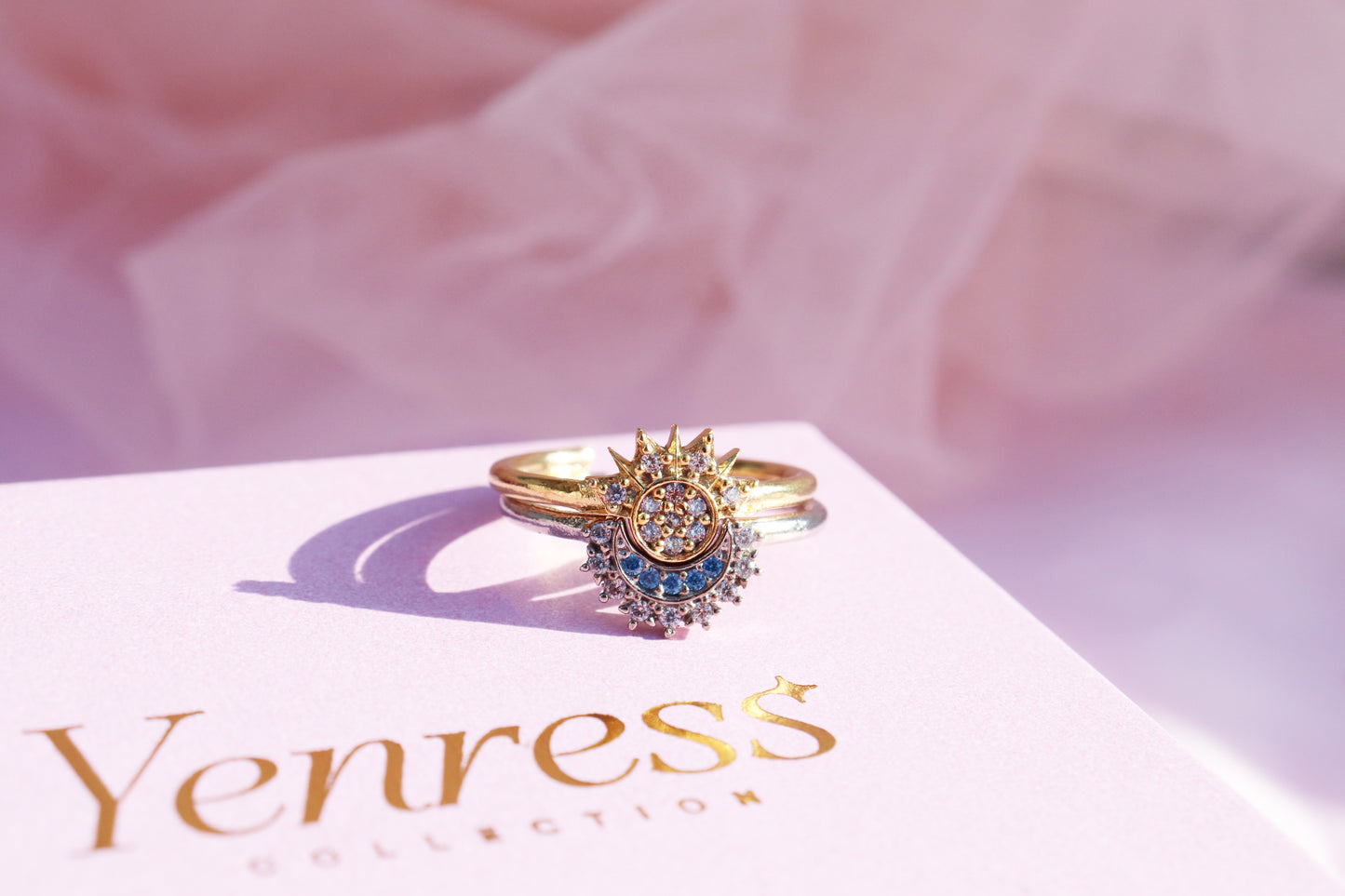 Sun & Moon Ring (2 pcs)