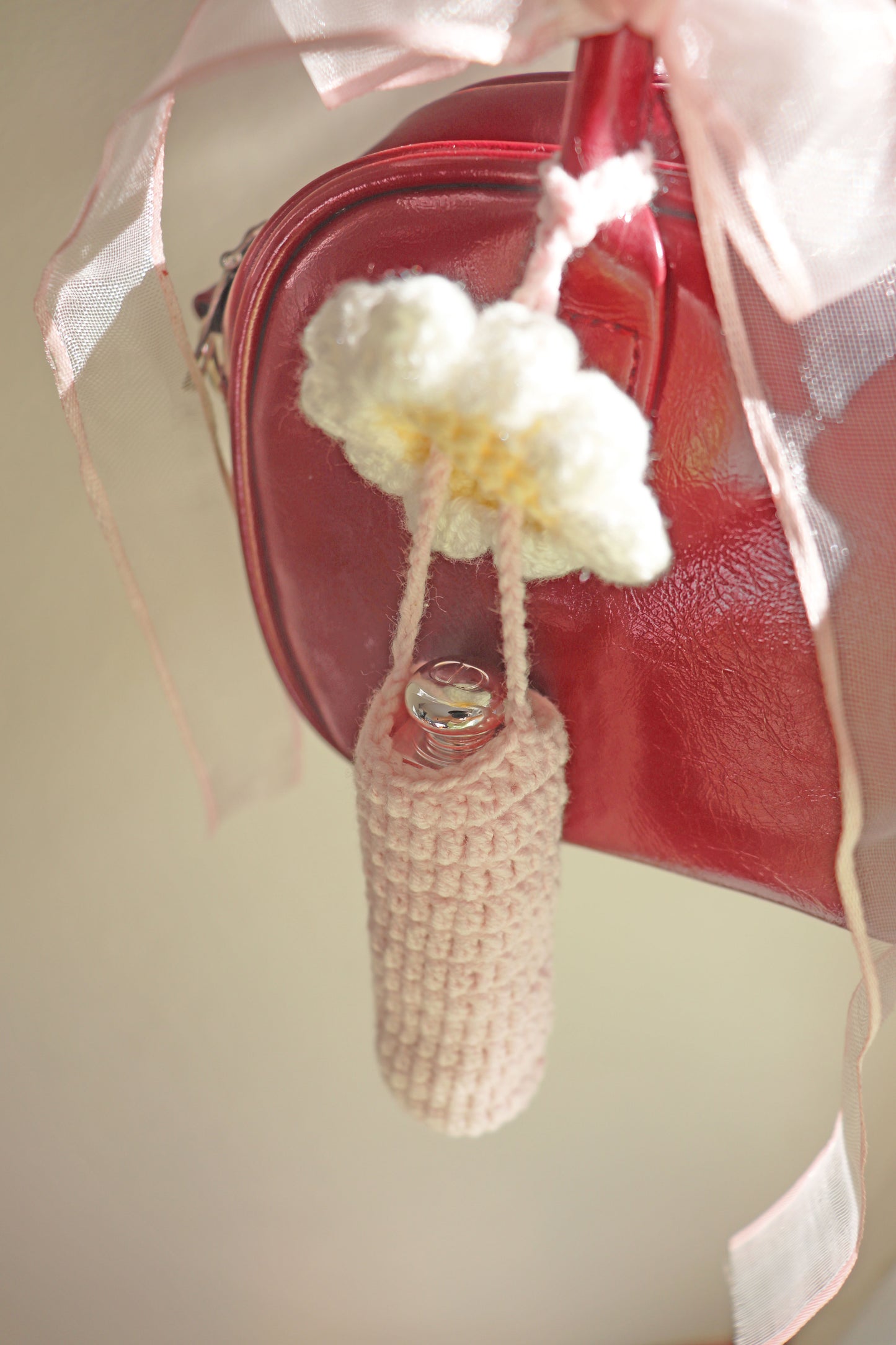 Crochet Lipstick Bag Charm