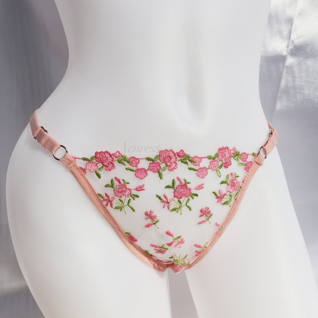 Pink Bouquet Lingerie Set