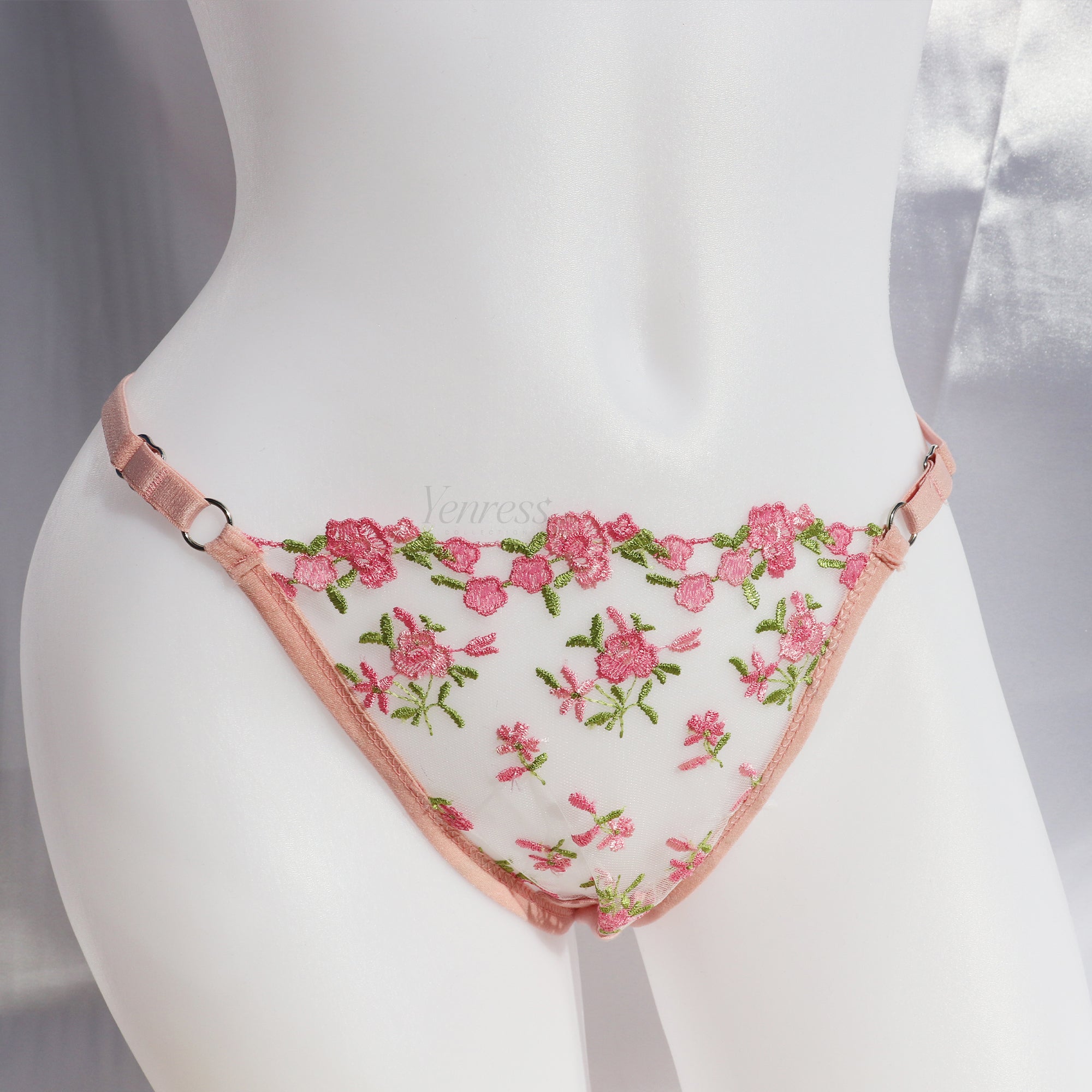 Pink Bouquet Lingerie Set