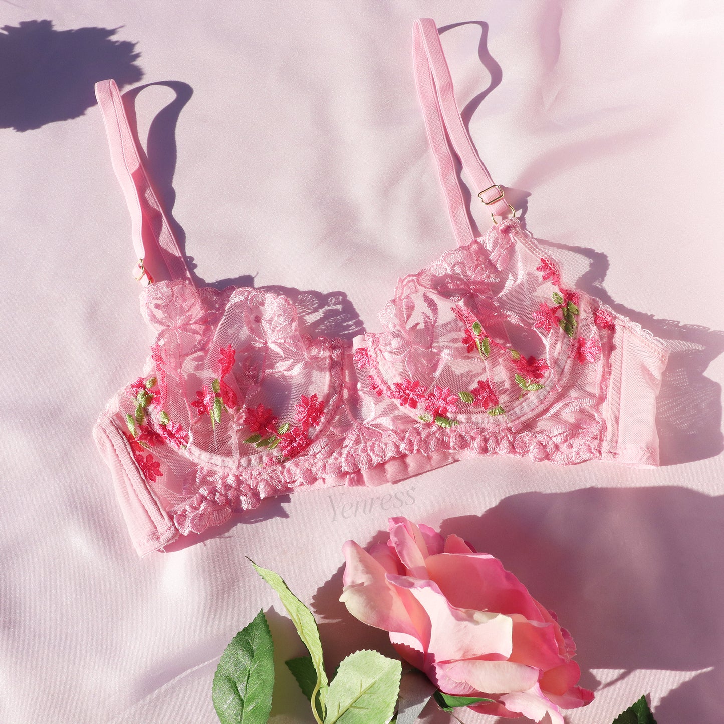 Cherry Blossom Lingerie Set