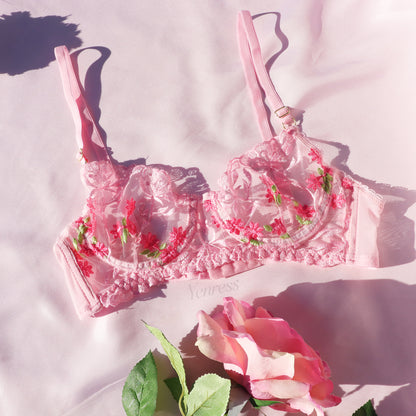 Cherry Blossom Lingerie Set