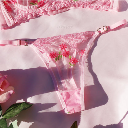 Cherry Blossom Lingerie Set