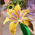 Rapunzel Sundrop Crochet Flower