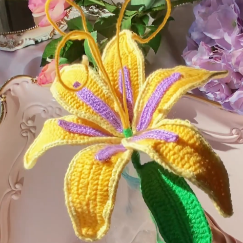 Rapunzel Sundrop Crochet Flower