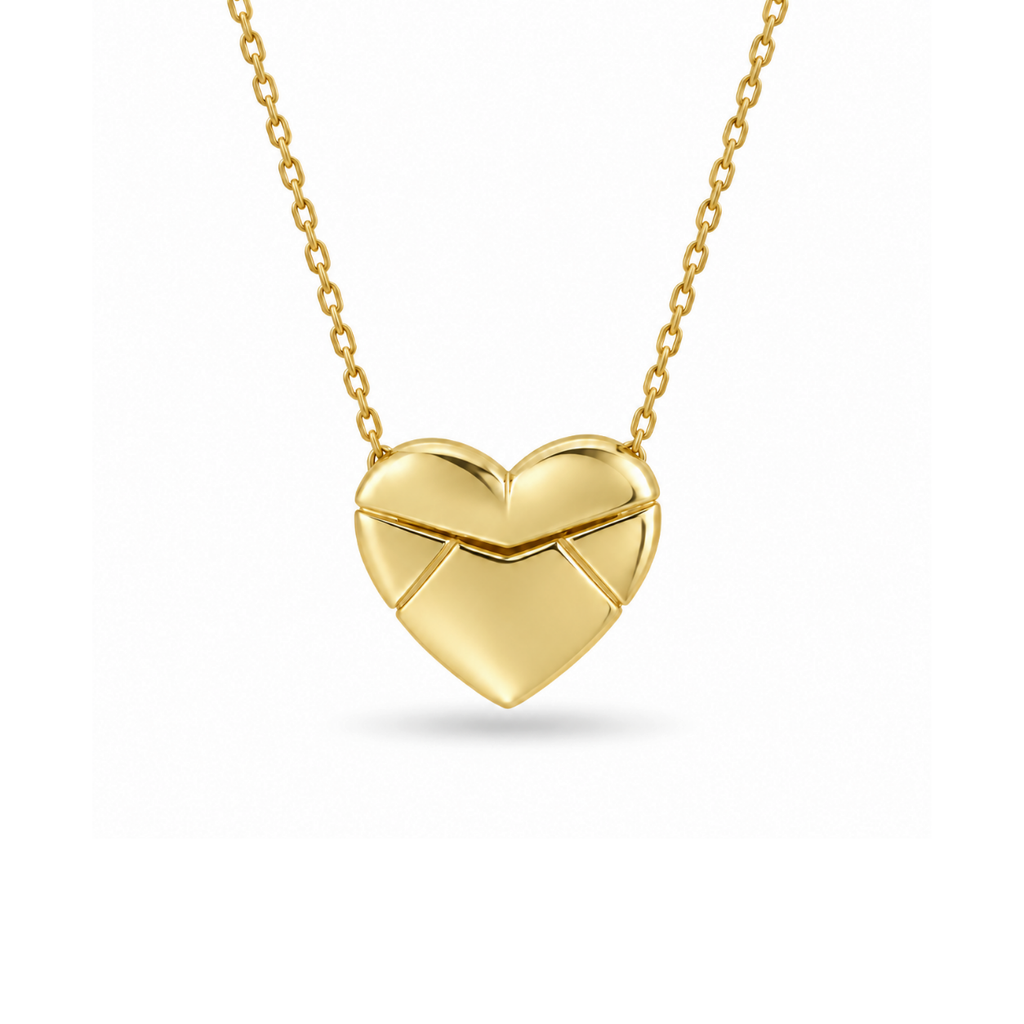 Love Letter 925 Sterling Silver Necklace (Engravable)