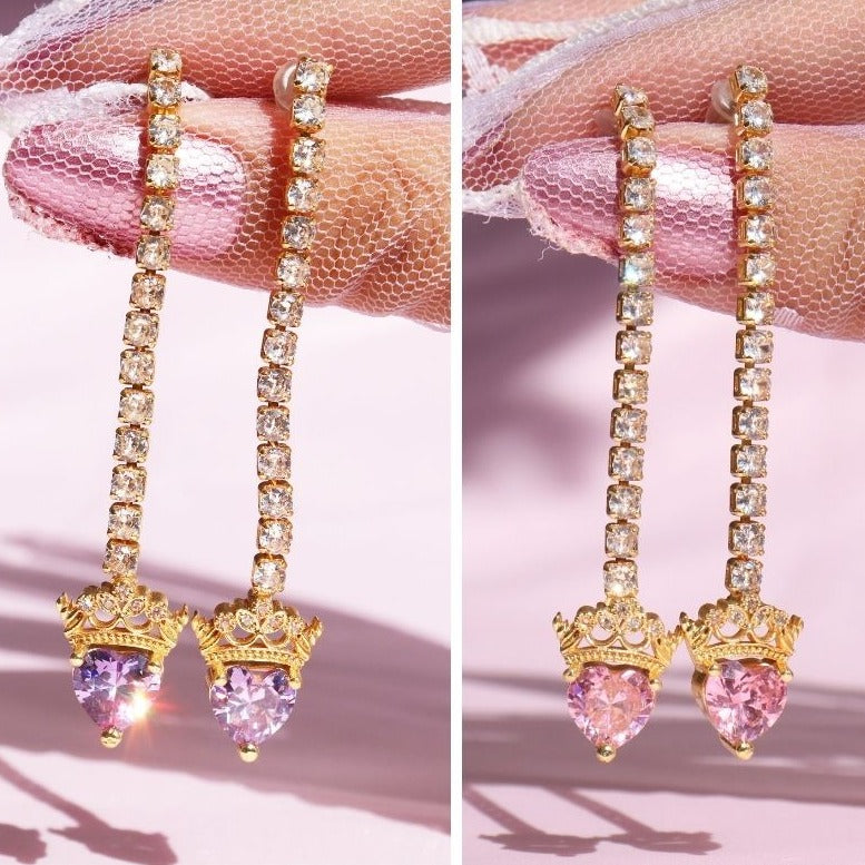 Princess Tennis Earrings