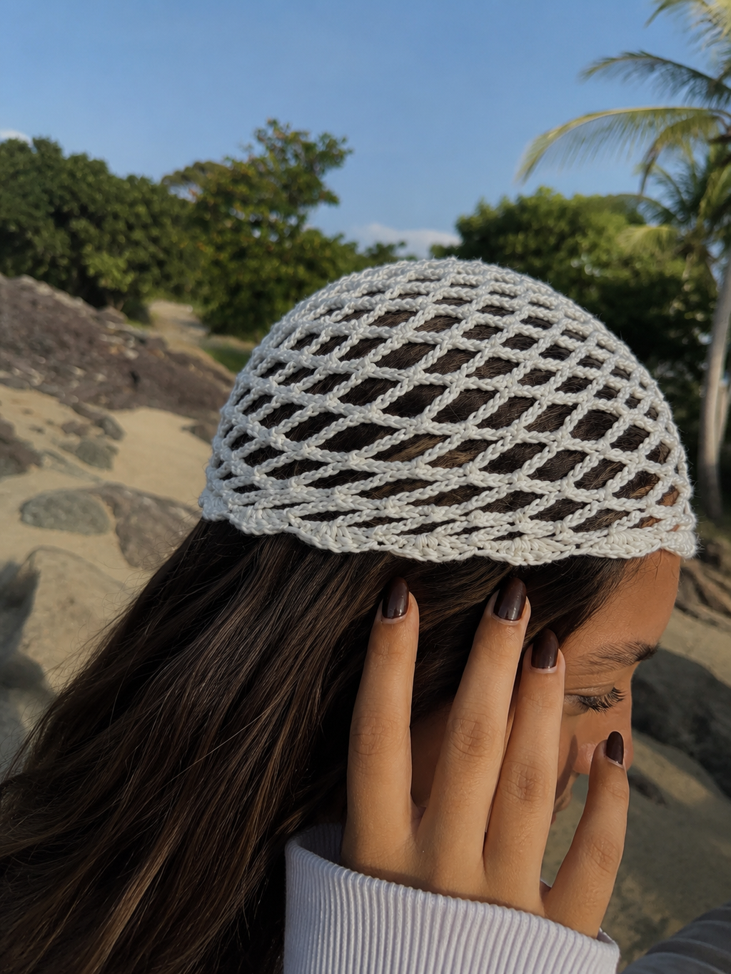 Netted Mesh Beanie