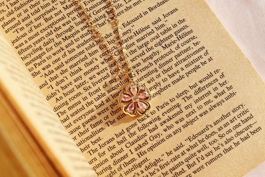 Pink Sundrop Necklace