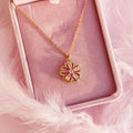 Pink Sundrop Necklace