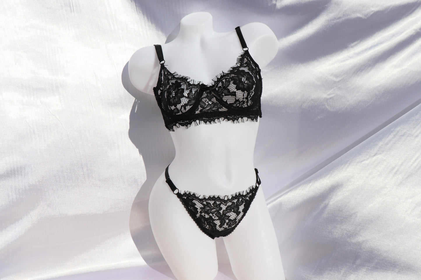 Black Lace Lingerie Set