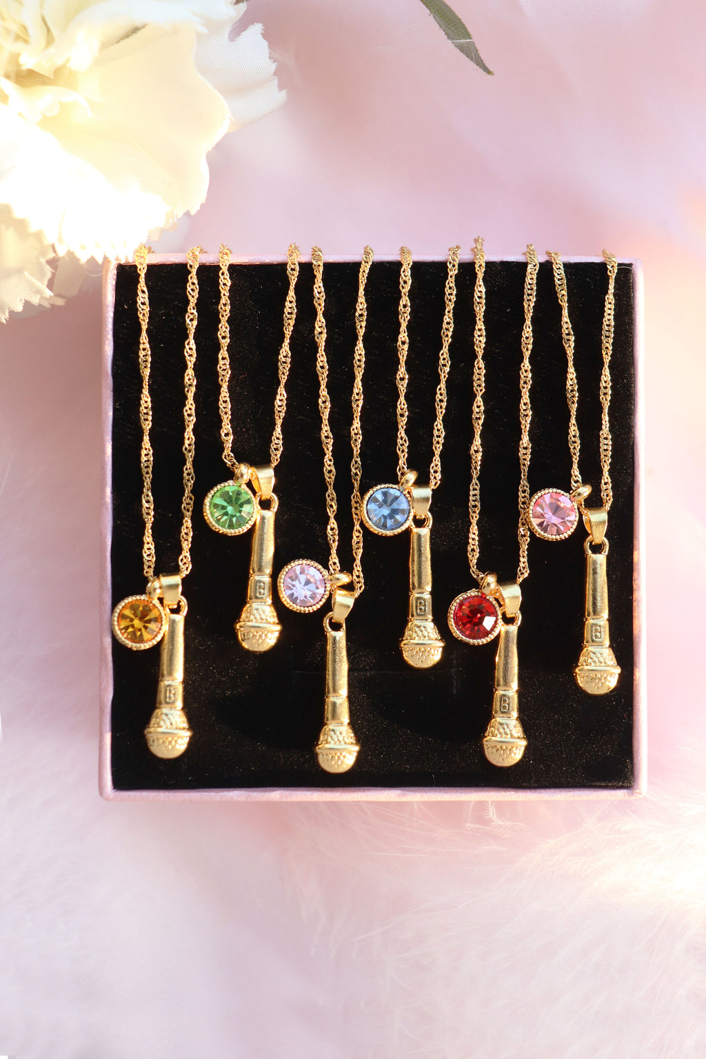 Microphone Charm Necklace