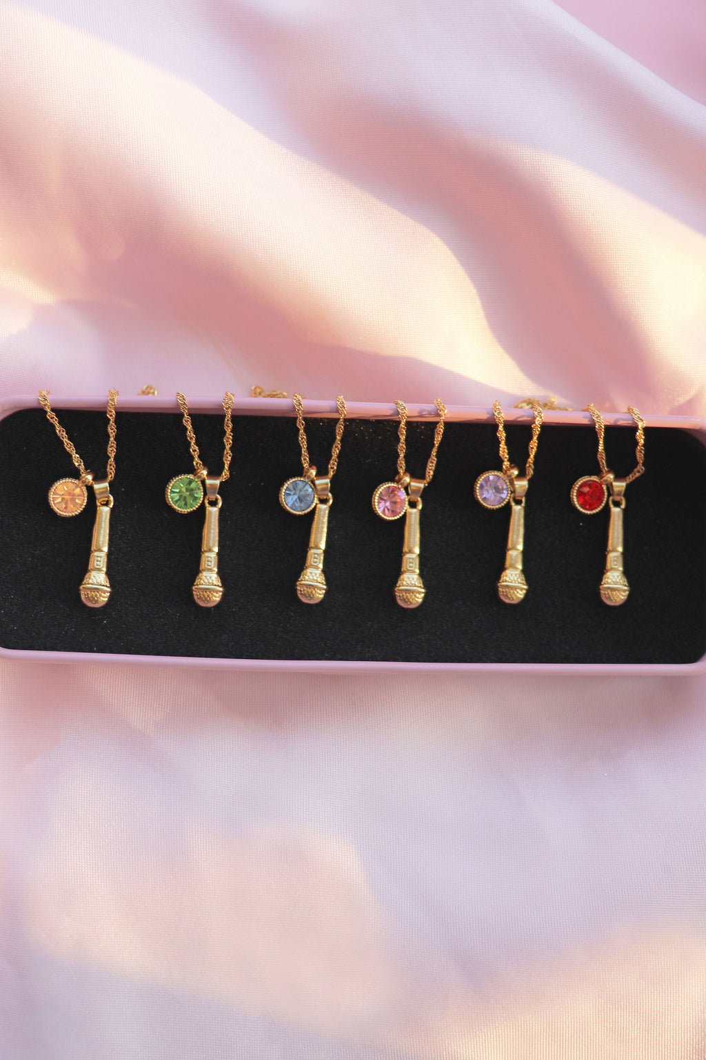 Microphone Charm Necklace