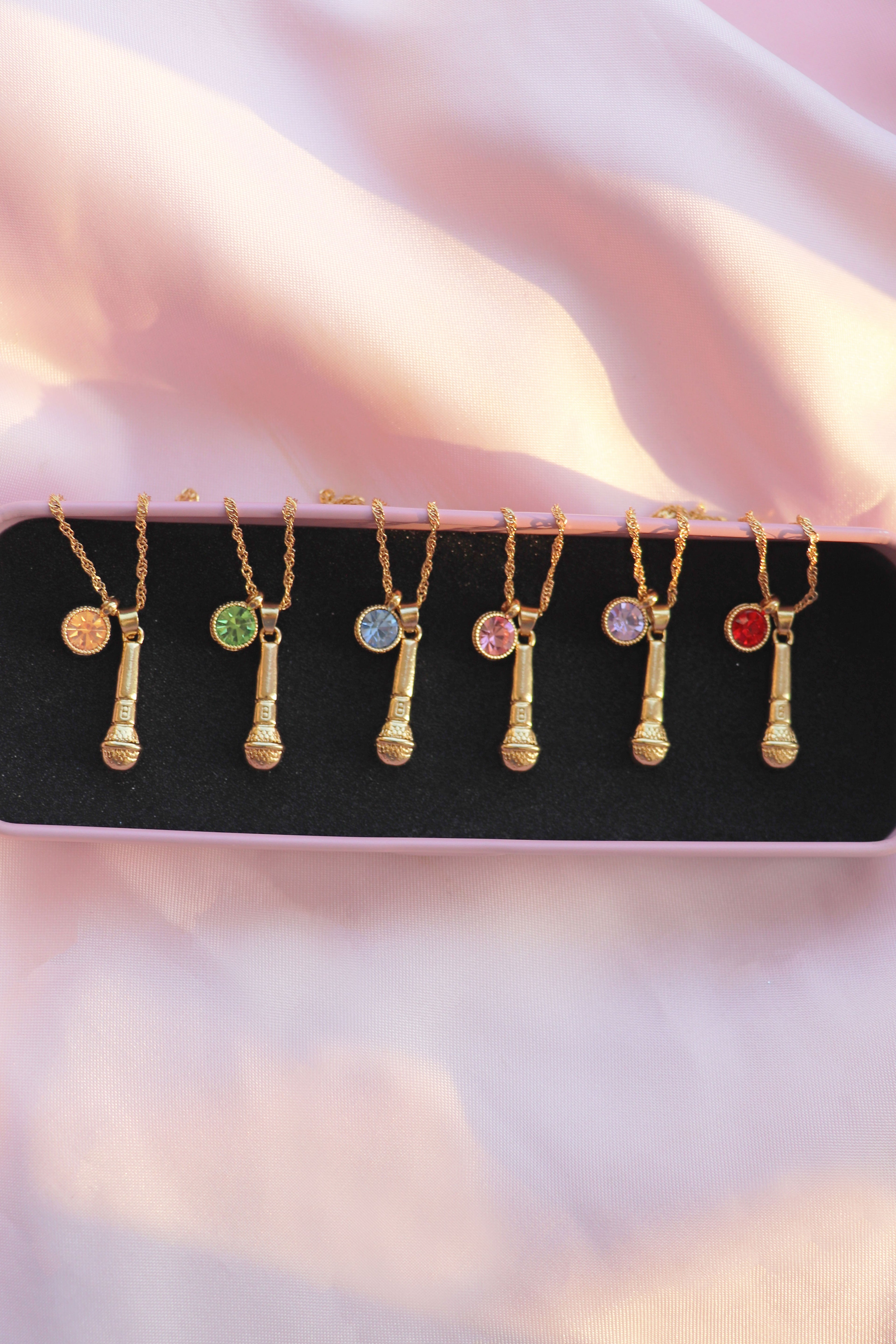 Microphone Charm Necklace