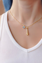 Microphone Charm Necklace