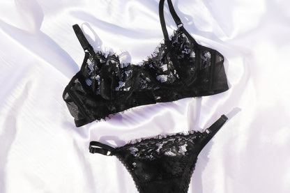 Black Lace Lingerie Set