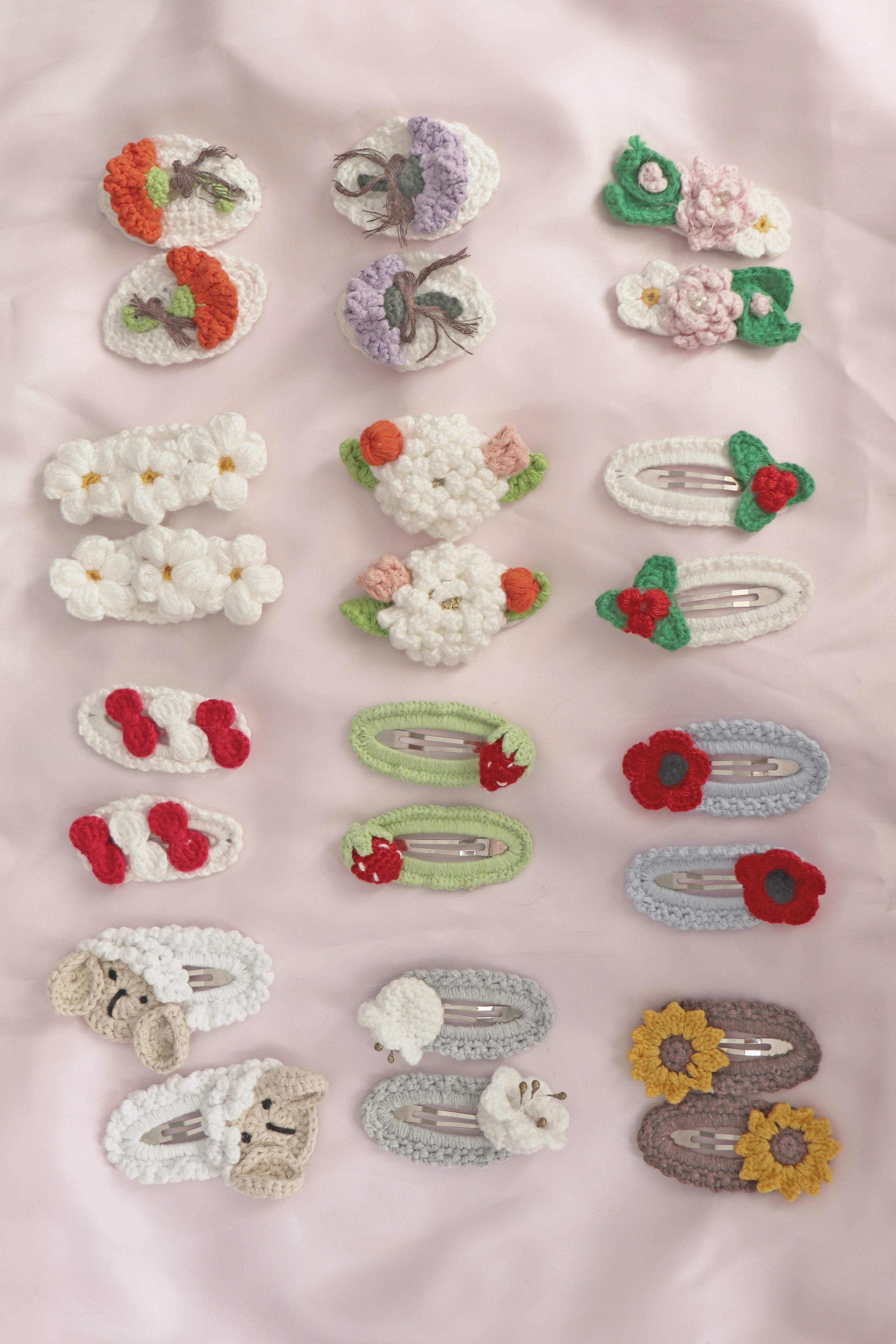 Crochet Hair Clips
