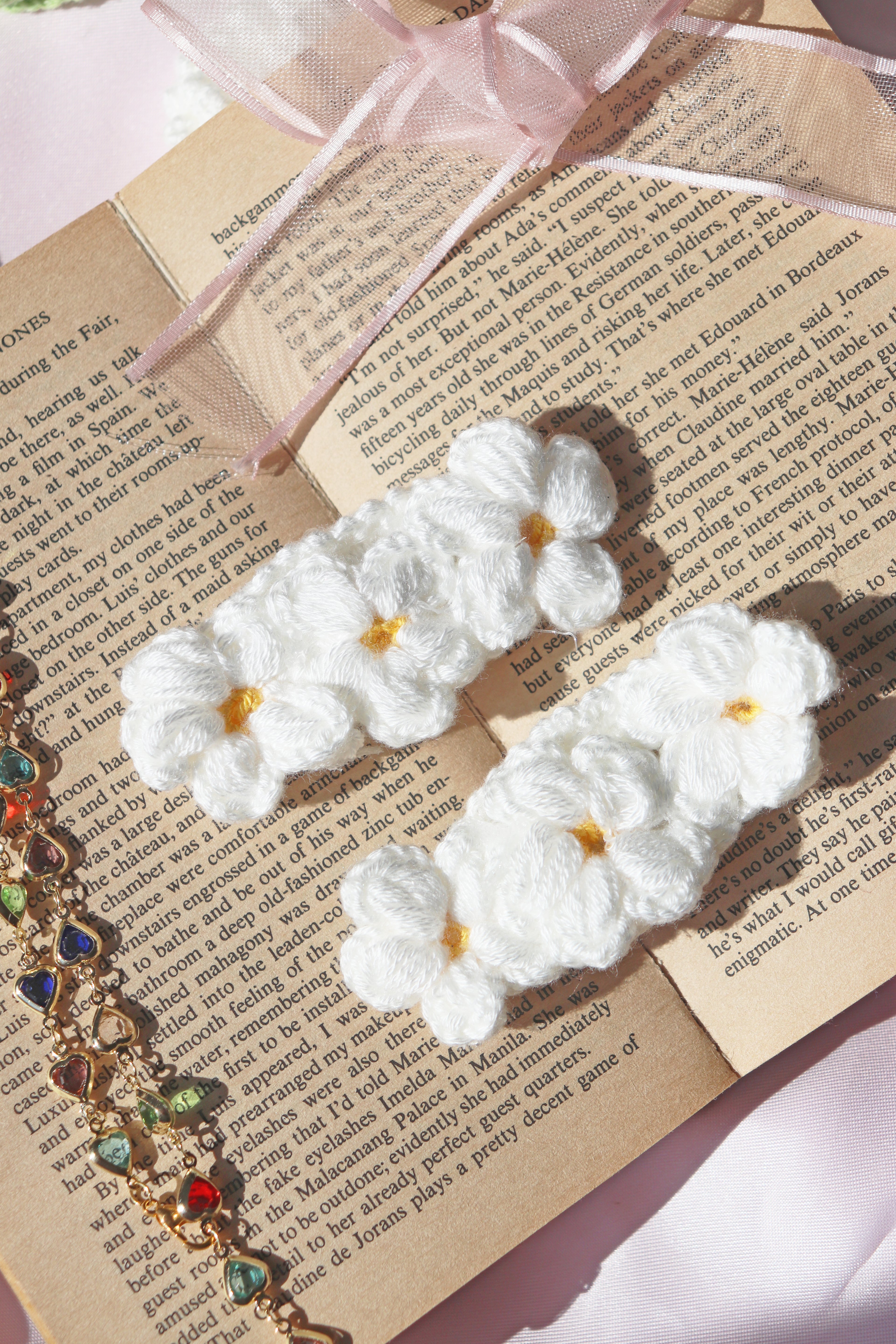Daisy Hair Clips
