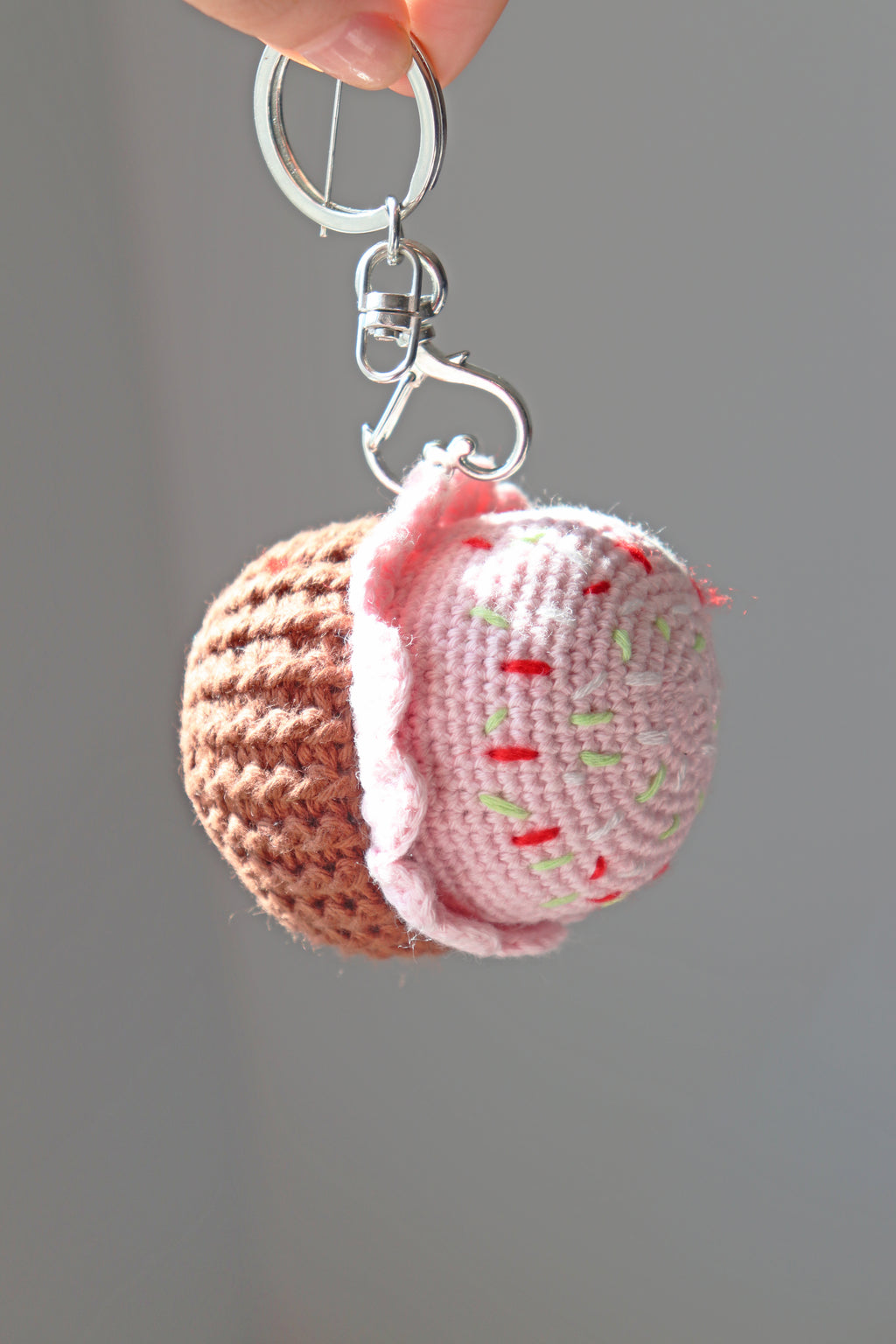 Cupcake Keychain