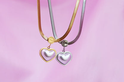 Heart of Pearl Necklace