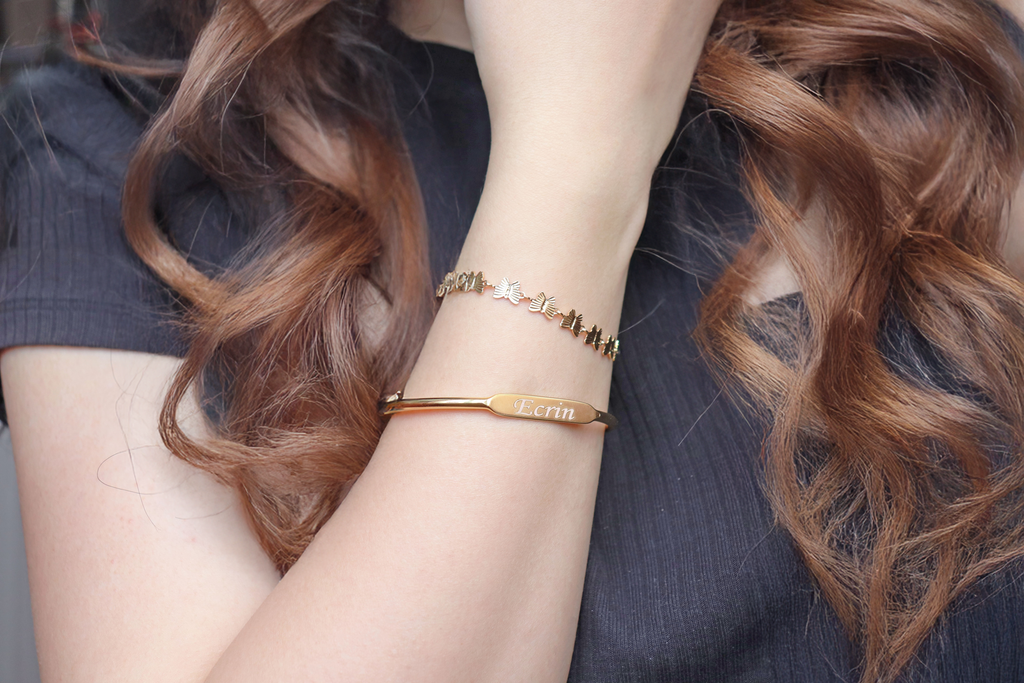 Engrave Plaque Bracelet