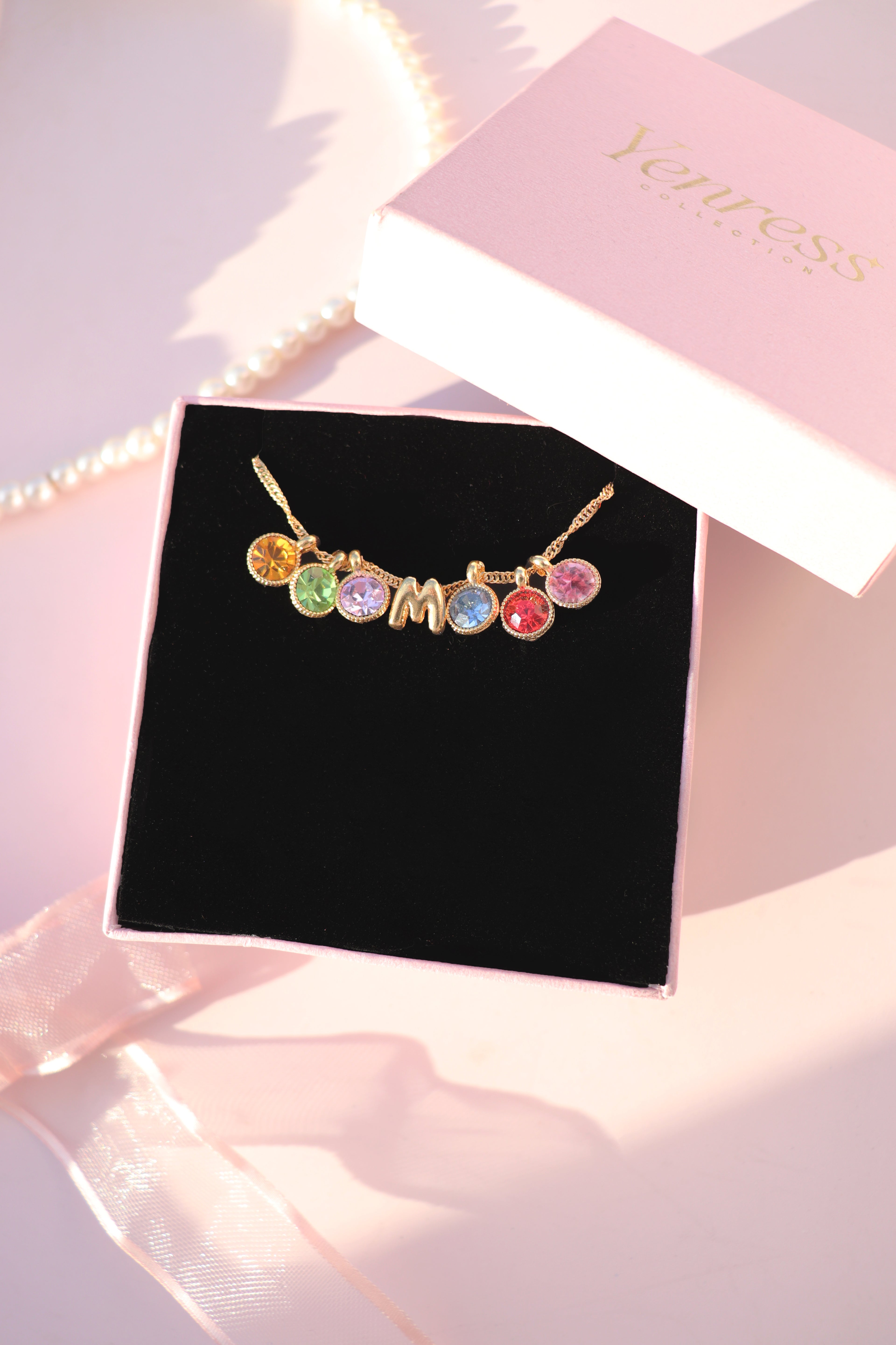 Rainbow Charm Necklace