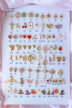 Custom Charm Safety Pin Brooch