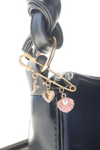 Custom Charm Safety Pin Brooch