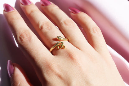 Medusa Snake Ring