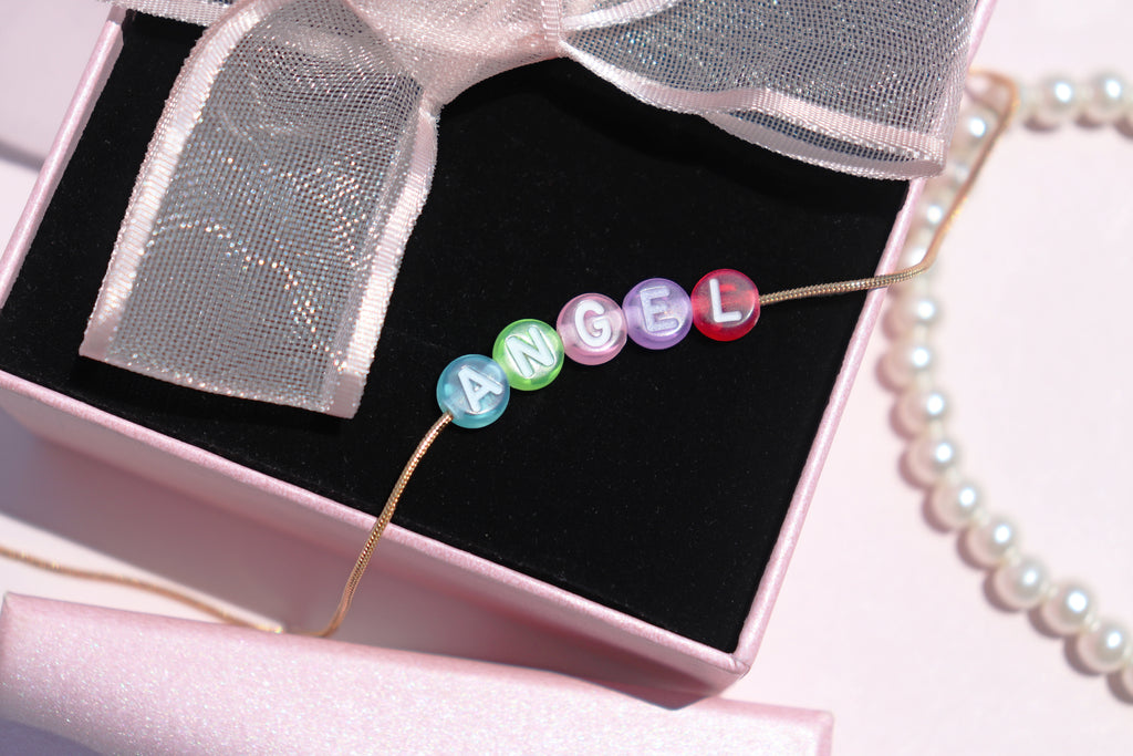 Custom Letter Bead Necklace