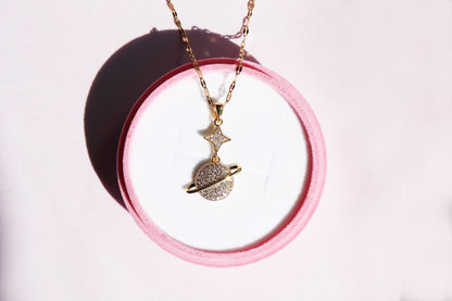 Saturn Necklace | Stargirl Pendant