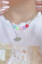 Custom Letter Bead Necklace