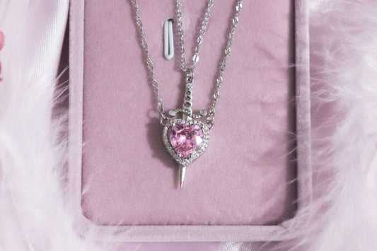 Heart & Sword Necklaces