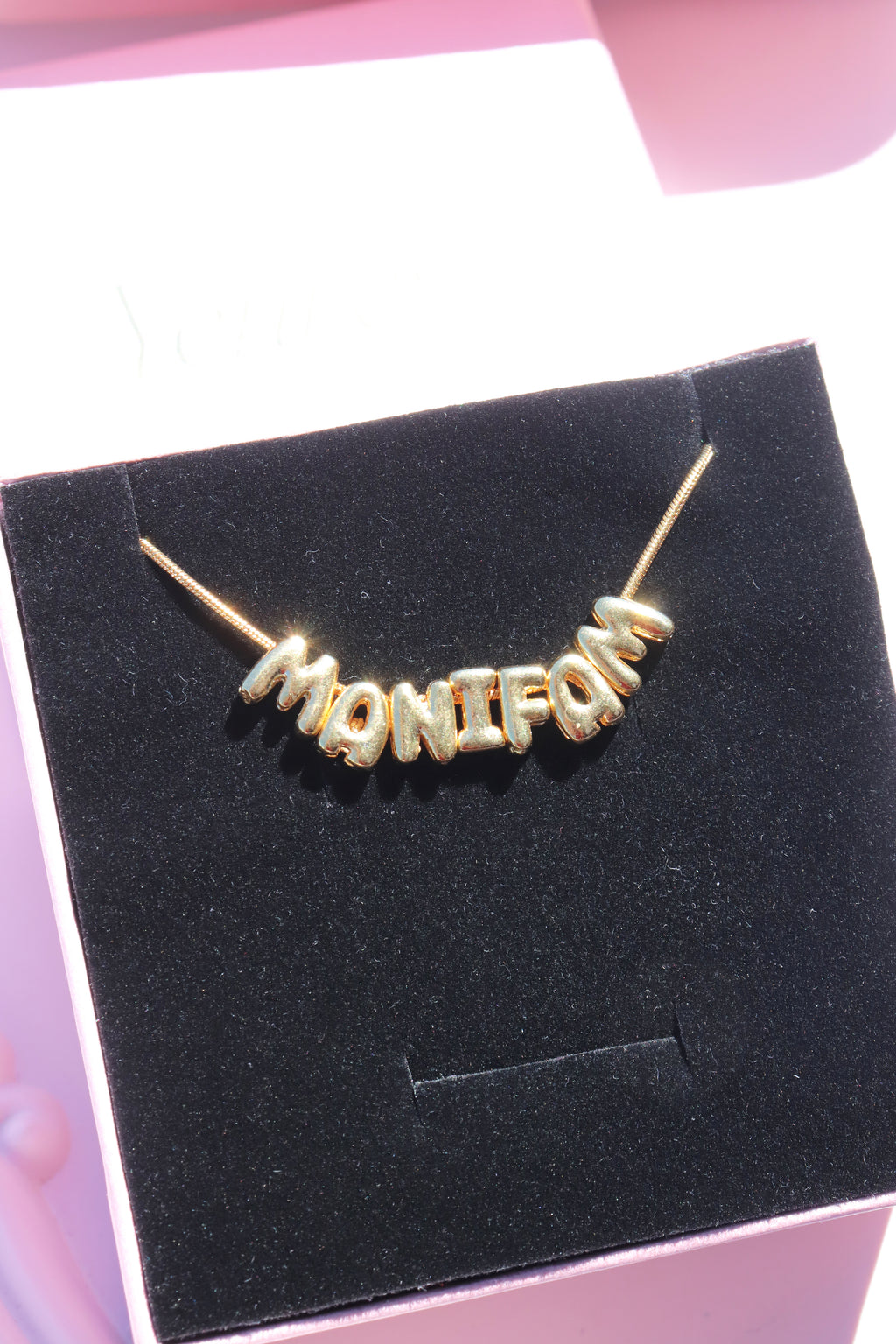 Bubble Letter Necklace