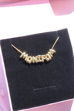 Bubble Letter Necklace