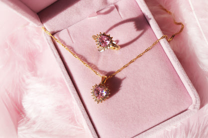 Pink Royal Heart Set