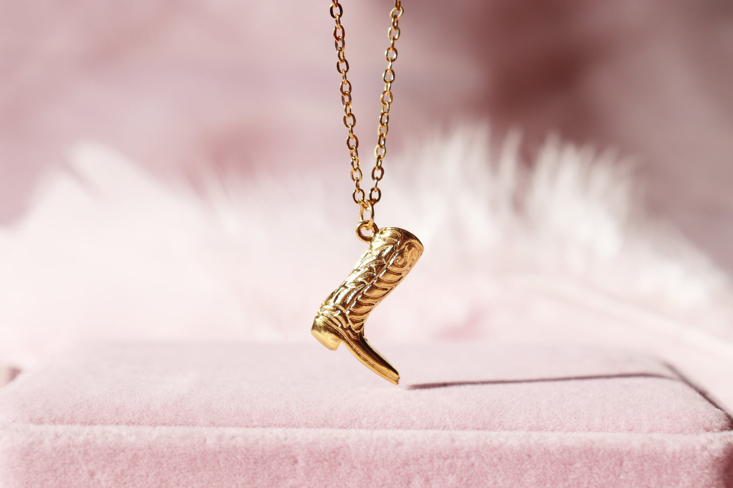 Cowboy Boot Necklace