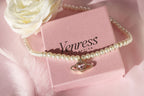 Saturn Pearl Necklace
