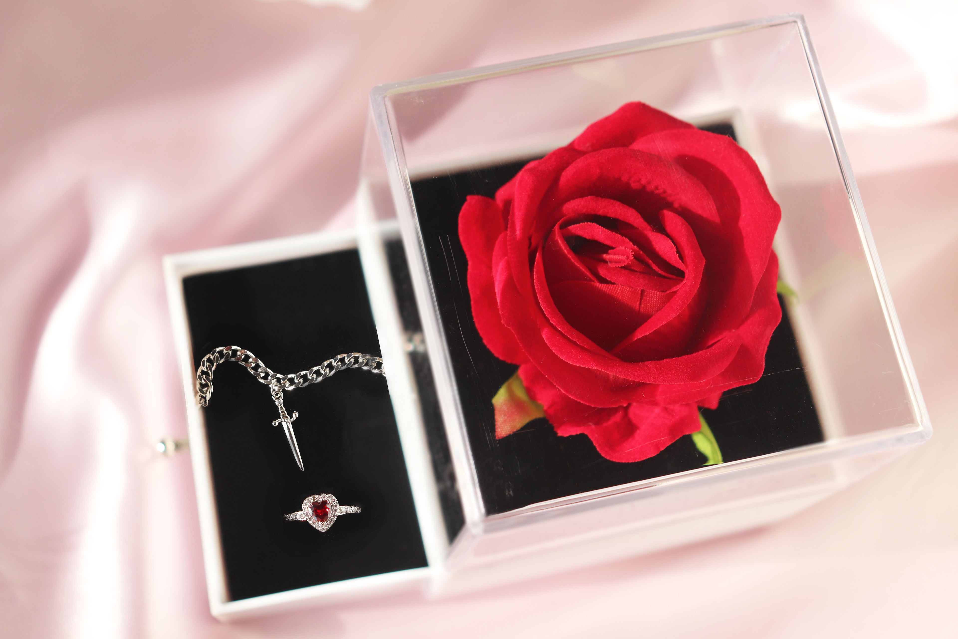 Heart Ring & Sword Bracelet