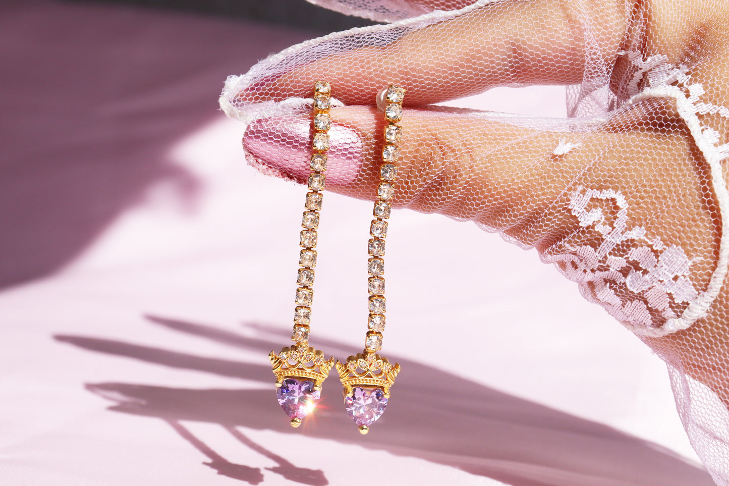 Princess Tennis Earrings